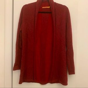 Kuna Alpaca Red Cardigan